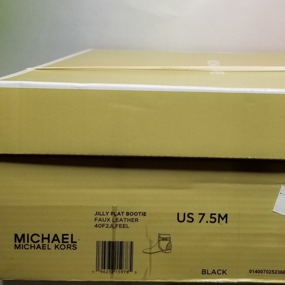 Michael Michael Kors Women's Jilly Ankle Boots Brand New Size 7.5 Black NWT - Picture 9 of 9